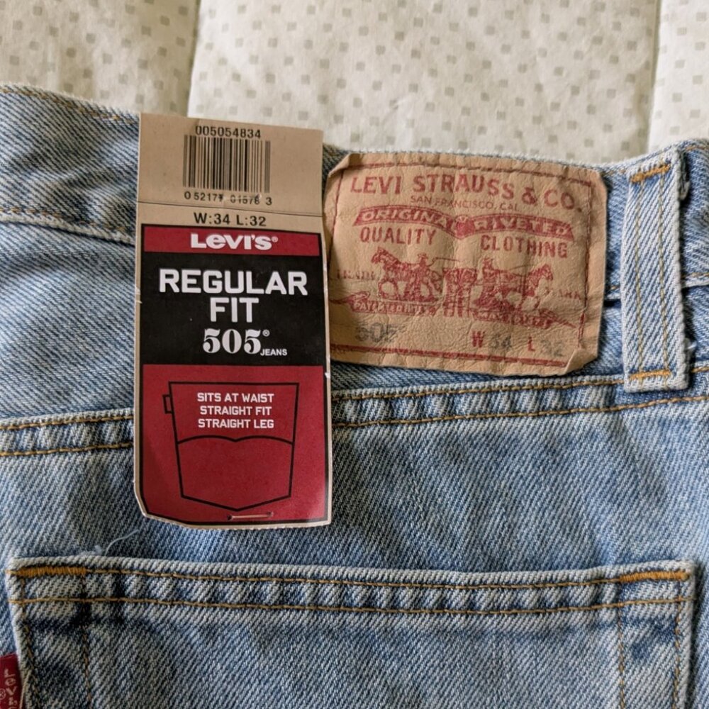 Levi's 505 Light Blue - Picture 2 of 7